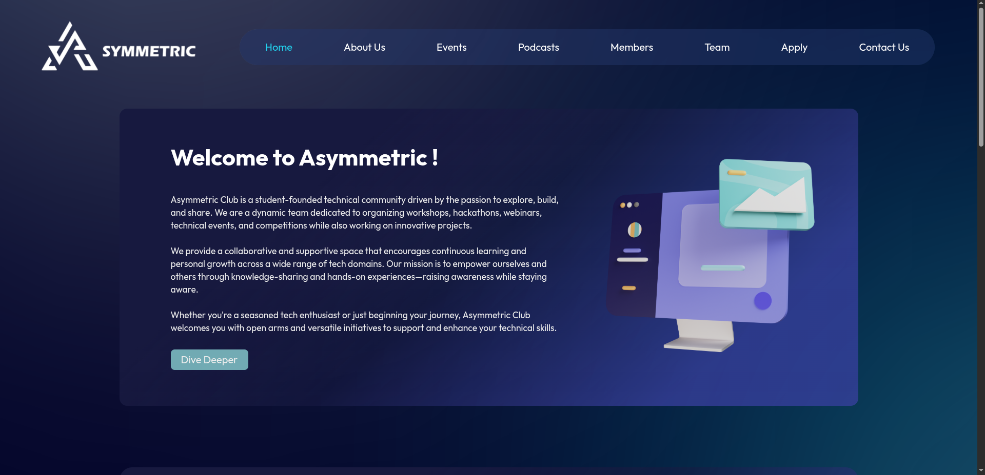 Asymmetric Website